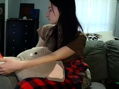 Brunette Solo Webcam Masturbation